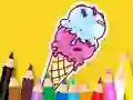 Leikur Coloring Book: Cool Ice Cream á netinu