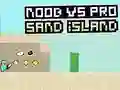 Leikur Noob vs Pro Sand Island á netinu