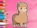Leikur Coloring Book: Cute Alpaca á netinu