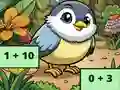Leikur Addition Bird Image Uncover á netinu