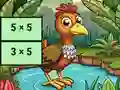 Leikur Multiplication Bird Image Uncover á netinu