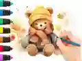 Leikur Coloring Book: Autumn Bear á netinu