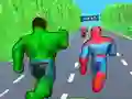 Leikur Superhero Transform - Change Race á netinu