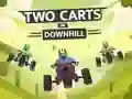 Leikur Two Carts Downhill á netinu