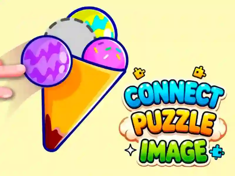 Leikur Connect Puzzle Image á netinu