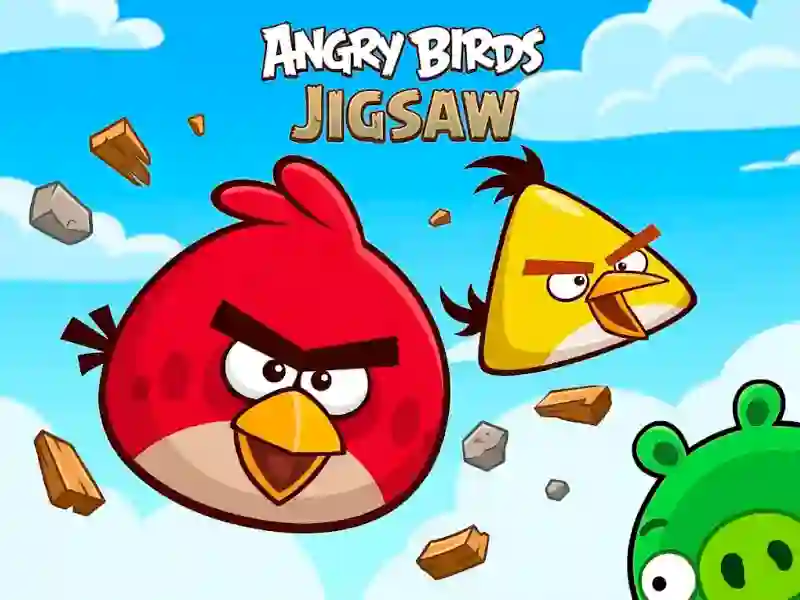 Leikur Angry Birds Jigsaw á netinu