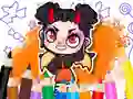 Leikur Coloring Book: Avatar World Cute Devil á netinu