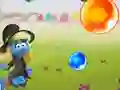 Leikur Smurfs Bubble Story á netinu