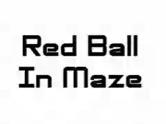 Leikur Red Ball In Maze á netinu