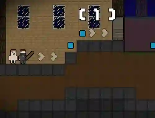 Leikur Baby Noob Vs Heroman 2 Player á netinu