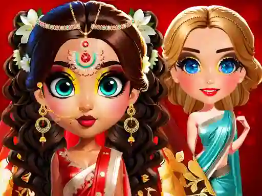 Leikur Asoka Makeup Indian Bride á netinu