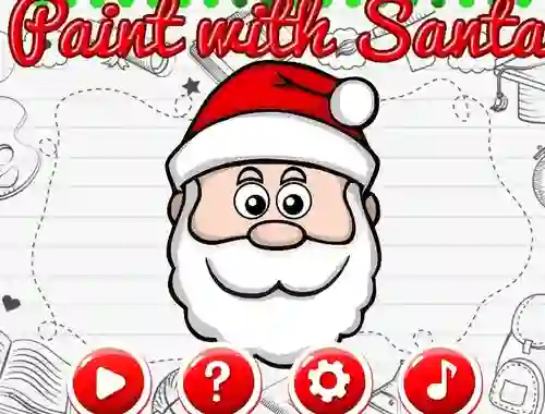 Leikur Paint With Santa á netinu