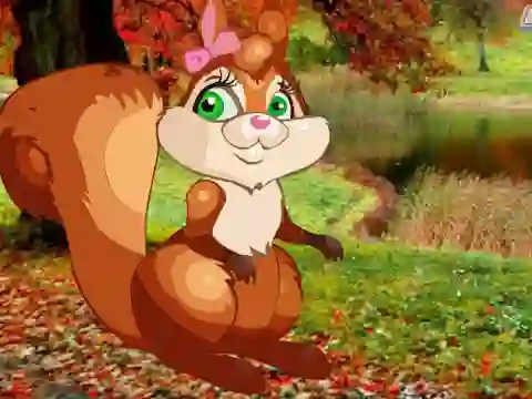 Leikur Assist with Mom Squirrel á netinu
