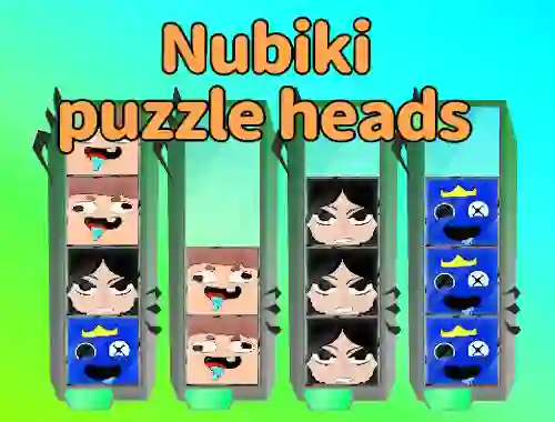 Leikur Nubiki Puzzle Heads á netinu