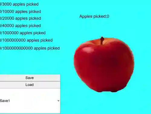 Leikur Red Apple Clicker á netinu