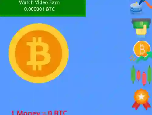 Leikur Bitcoin Clicker Game á netinu