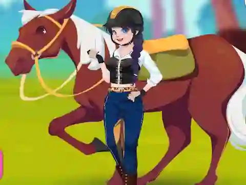 Leikur Girly Equestrian á netinu