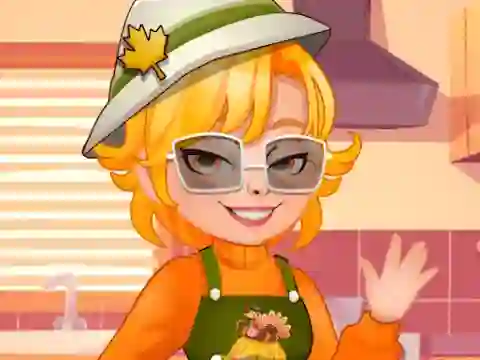Leikur Roxie's Kitchen Thanksgiving Cupcake á netinu