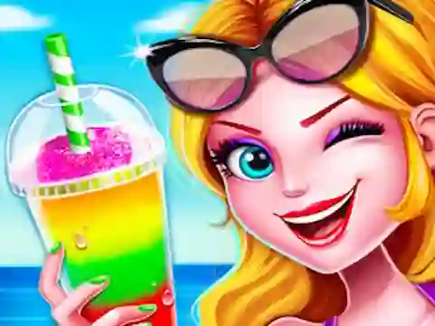 Leikur Beach Party Makeup á netinu