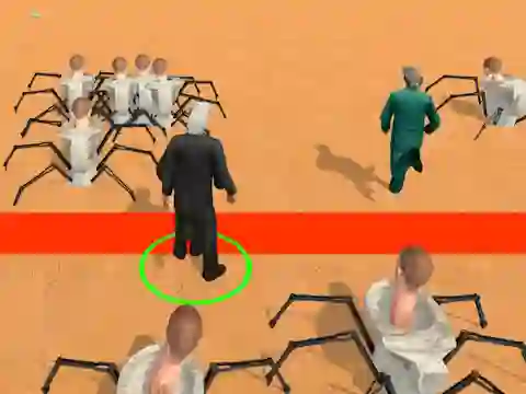 Leikur Cameraman vs Skibidi Survival á netinu