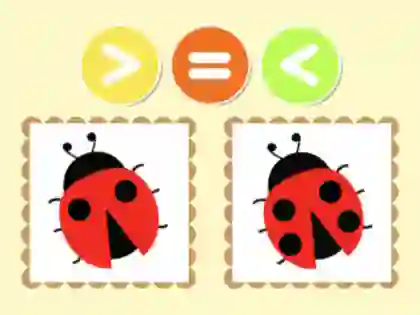 Leikur Kids Quiz: More Or Fewer á netinu