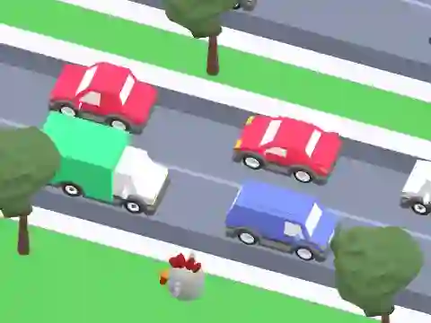 Leikur Chicken Crosser á netinu