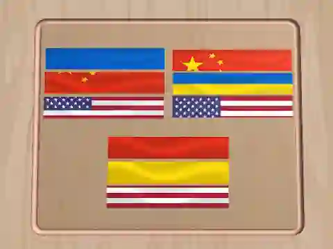 Leikur Flag Puzzle Jam: Collect Flags á netinu