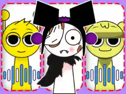 Leikur Kids Quiz: Guess Sprunki Voice á netinu
