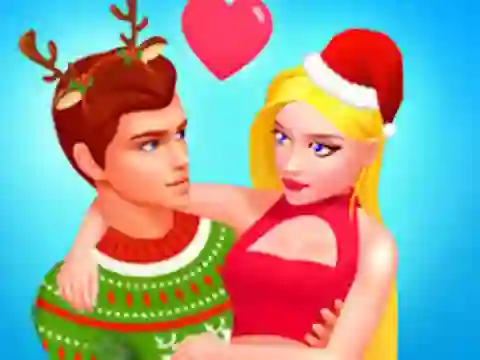 Leikur Bestie Breakup Run - Christmas Love á netinu