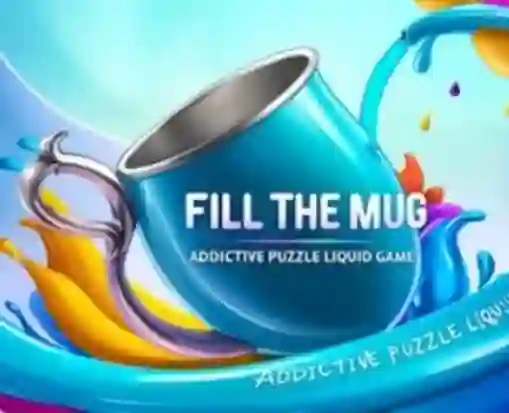 Leikur Fill the Mug Addictive Puzzle Liquid Game á netinu