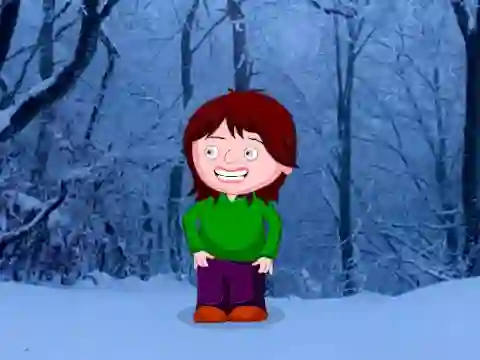 Leikur Tiny Girl Escaped Christmas Island á netinu