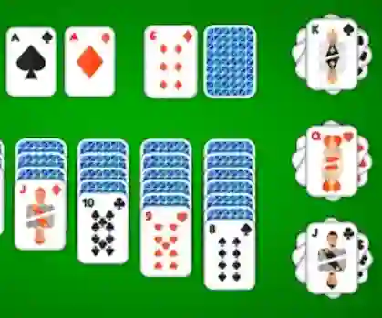 Leikur Klondike Solitaire 4 Suits á netinu
