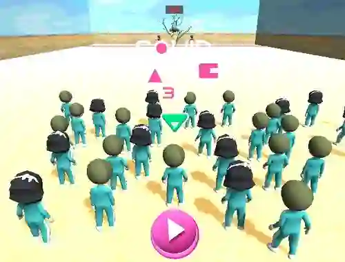 Leikur Squid Game Race 3d á netinu