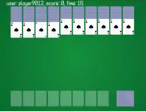 Leikur Spider Solitaire Classic Ver á netinu