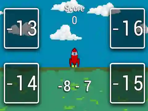 Leikur Rocket Math á netinu