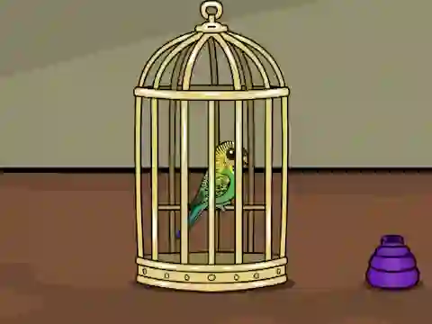 Leikur Green Budgie Escape á netinu