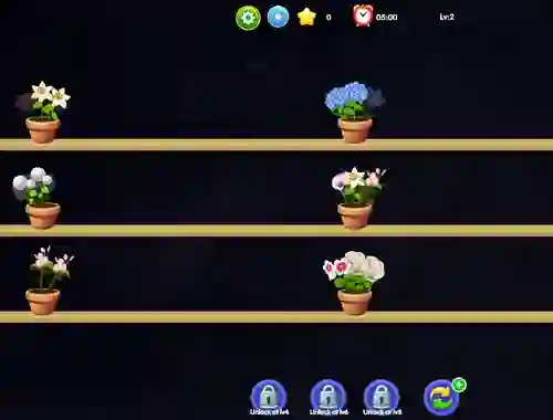 Leikur Flower Matching á netinu