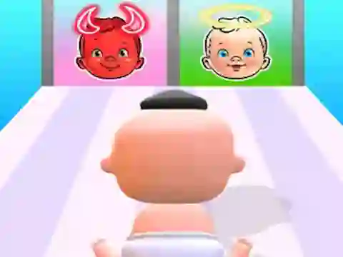 Leikur Good Or Bad Mom Run á netinu