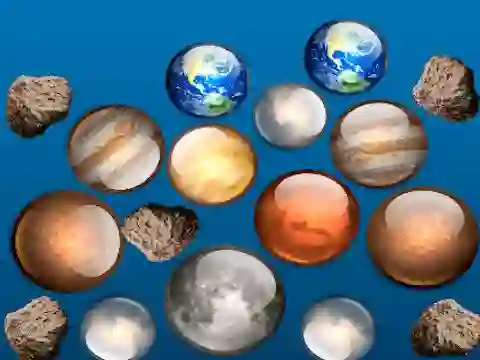 Leikur Merge Planets Space! á netinu