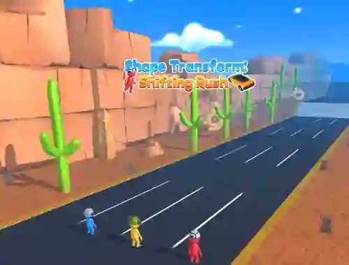 Leikur Shape Transform: Shifting Rush á netinu