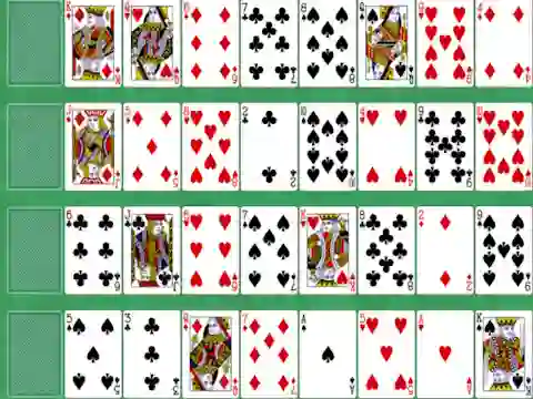 Leikur Cards: Solitaire Carpet á netinu