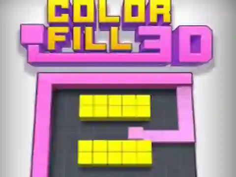 Leikur Color Fill 3D á netinu