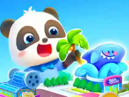 Leikur Jigsaw Puzzle: Baby Panda's Dream Town á netinu