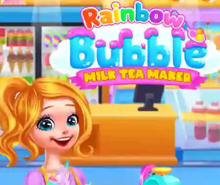 Leikur Rainbow Bubble Milk Tea Maker á netinu