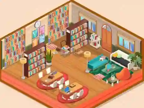 Leikur Decor: My Library á netinu