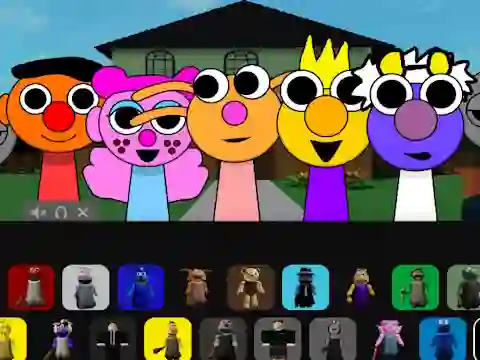 Leikur Sprunki Puppet á netinu