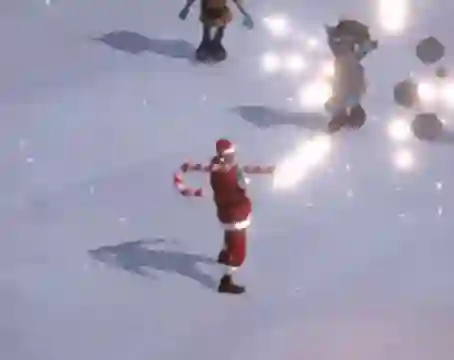 Leikur Santa With Cannon á netinu