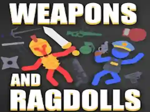 Leikur Weapons and Ragdolls á netinu