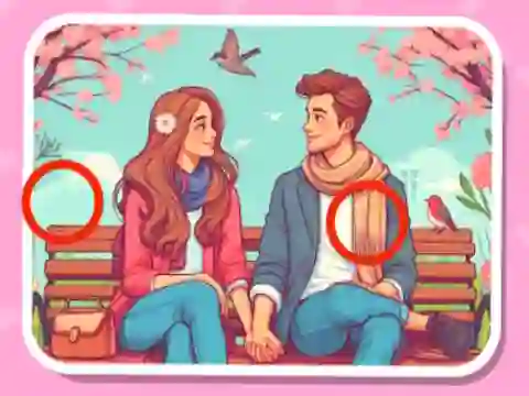 Leikur Find the Differences Couples á netinu