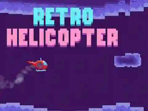 Leikur Retro Helicopter á netinu